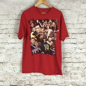 WWE Wrestling Superstars Raw Smackdown Shirt Large